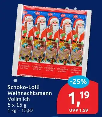 Budni Schoko-lolli weihnachtsmann vollmilch Angebot