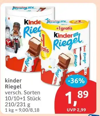 Budni Kinder riegel Angebot