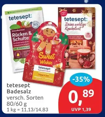 Budni Tetesept badesalz rücken & schulter Angebot