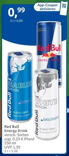 Budni Red bull energy drink Angebot