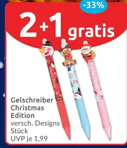 Budni Gelschreiber christmas edition Angebot