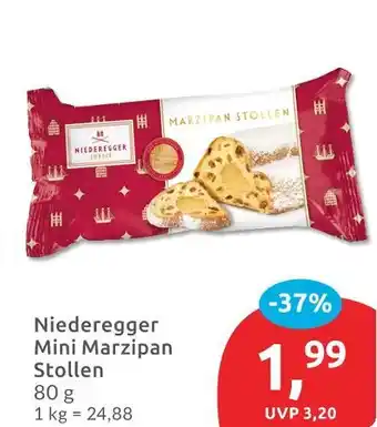 Budni Niederegger mini marzipan stollen Angebot