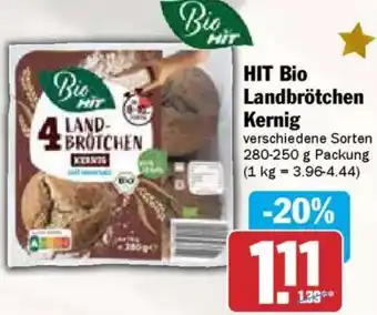 AEZ HIT Bio Landbrötchen Kernig Angebot