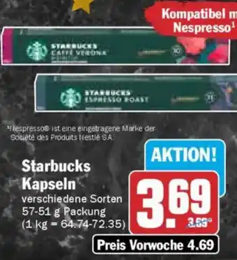 AEZ Starbucks Kapseln Angebot