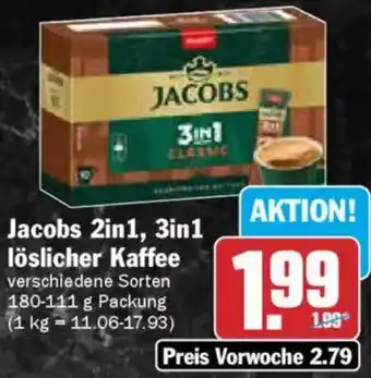 AEZ Jacobs 2in1, 3in1 löslicher Kaffee Angebot