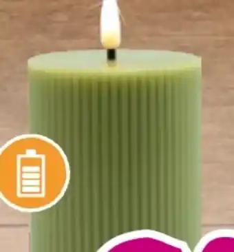 Hornbach Lafiora LED Kerze Rillen Angebot