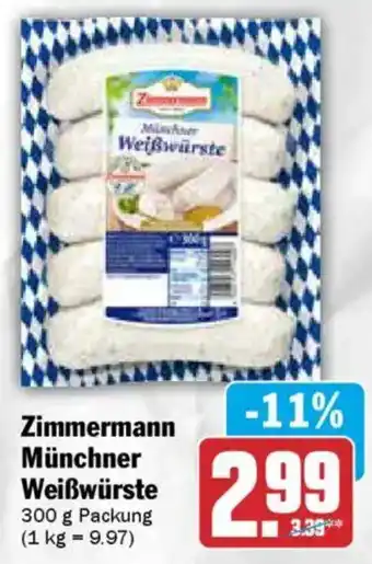 AEZ Zimmermann Münchner Weißwürste Angebot