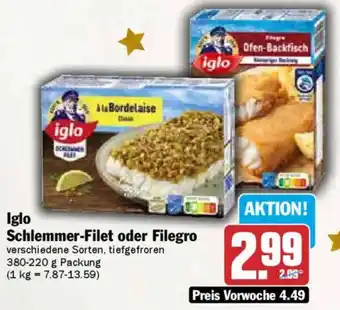 AEZ Iglo Schlemmer-Filet oder Filegro Angebot