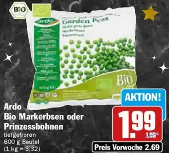 AEZ Ardo Bio Markerbsen oder Prinzessbohnen Angebot
