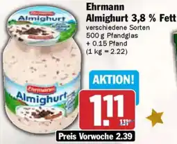 AEZ Ehrmann Almighurt 3,8 % Fett Angebot