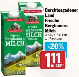 AEZ Berchtesgadener Land Frische Bergbauern Milch Angebot