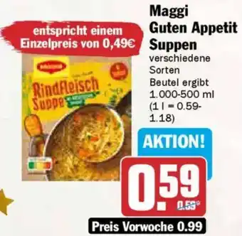 AEZ Maggi Guten Appetit Suppen Angebot