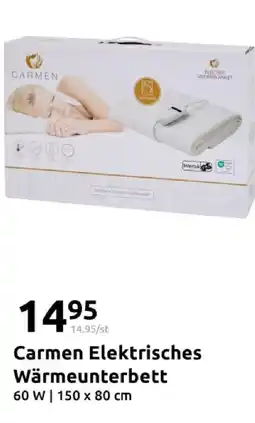 Action Carmen elektrisches wärmeunterbett Angebot