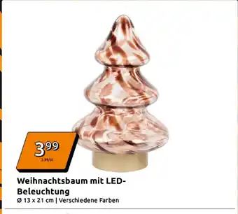 Action Weihnachtsbaum mit led-beleuchtung Angebot