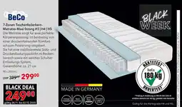 Matratzen Concord Beco 7-zonen taschenfederkernmatratze maxi strong h3 | h4 | h5 Angebot