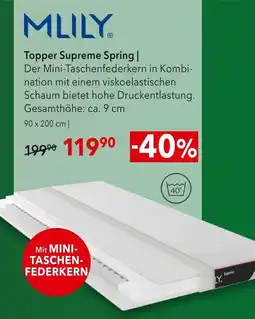 Matratzen Concord Mlily topper supreme spring Angebot