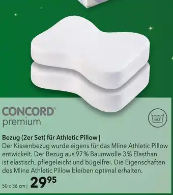 Matratzen Concord Concord bezug (2er set) für athletic pillow Angebot