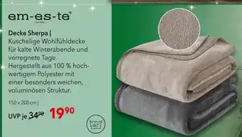 Matratzen Concord Decke sherpa Angebot