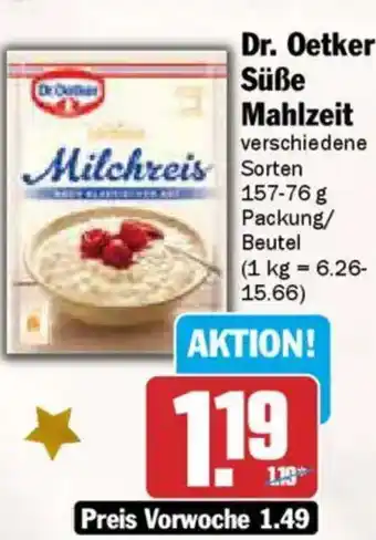 AEZ Dr. Oetker Süße Mahlzeit Angebot