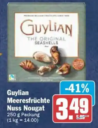 AEZ Guylian Meeresfrüchte Nuss Nougat Angebot