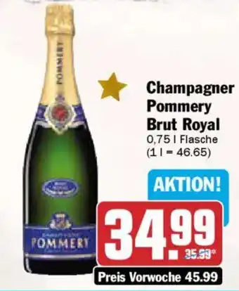 AEZ Champagner Pommery Brut Royal Angebot