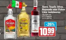 AEZ Sierra Tequila Silver, Reposado oder Ficken Likör Jostabeeren Angebot