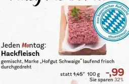 AEZ Jeden Montag Hackfleisch Angebot