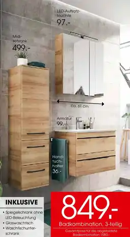 Zurbrüggen SADENA Badkombination, 3-teilig Angebot