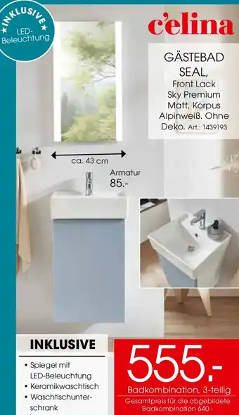 Zurbrüggen celina Badkombination, 3-teilig Angebot