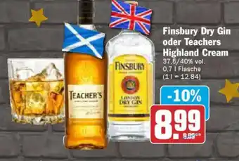 AEZ Finsbury Dry Gin oder Teachers Highland Cream Angebot