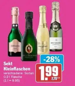 AEZ Sekt Kleinflaschen Angebot