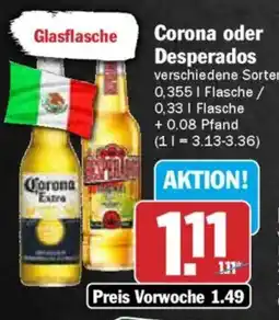 AEZ Corona oder Desperados Angebot