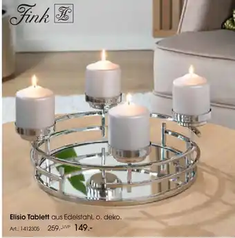 Zurbrüggen Fink Elisio Tablett Angebot