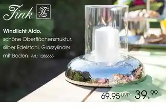 Zurbrüggen Fink Windlicht Aldo Angebot