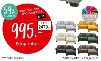Zurbrüggen Eckgarnitur Angebot