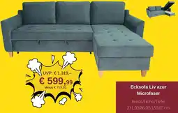 Poco Ecksofa Liv azur Microfaser Angebot