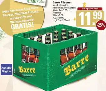 WEZ Barre Pilsener Angebot