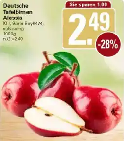 WEZ Deutsche Tafelbirnen Alessia Angebot
