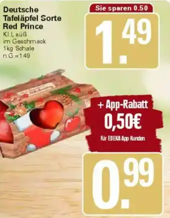 WEZ Deutsche Tafeläpfel Sorte Red Prince Angebot