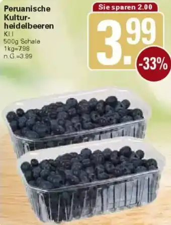 WEZ Peruanische Kulturheidelbeeren Angebot