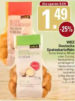 WEZ WEZ Deutsche Speisekartoffeln Angebot