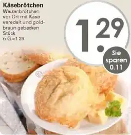 WEZ Käsebrötchen Angebot
