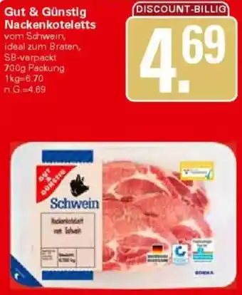 WEZ Gut & Günstig Nackenkoteletts Angebot