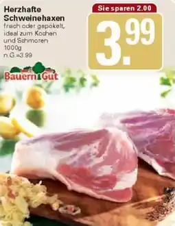 WEZ Bauern Gut Herzhafte Schweinehaxen Angebot