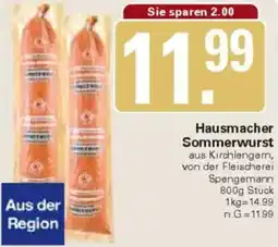 WEZ Hausmacher Sommerwurst Angebot