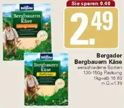 WEZ Bergader Bergbauern Käse Angebot