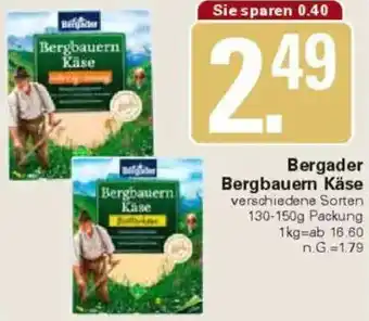 WEZ Bergader Bergbauern Käse Angebot