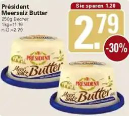 WEZ Président Meersalz Butter Angebot