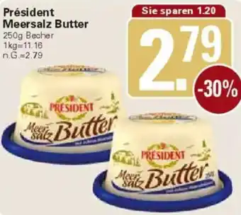 WEZ Président Meersalz Butter Angebot