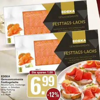 WEZ EDEKA Genussmomente Festtagslachs Angebot